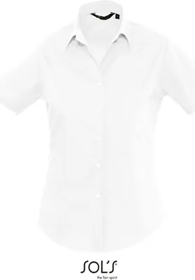 Image de SOL'S Blouse en popeline Escape manches courtes