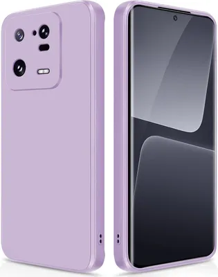 Produktbild von Silikon Hülle für Xiaomi 13 Pro Flüssigsilikon Dünn Gel Gummi Matt Kratzfeste Schutzhülle Lila