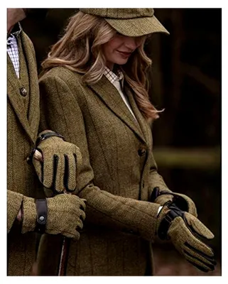 Produktbild von Uni Handschuhe Brookmore - Tweed und Leder