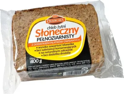 Produktbild von Vollkorn-Roggenbrot mit Sonnenblumenkernen 400 g