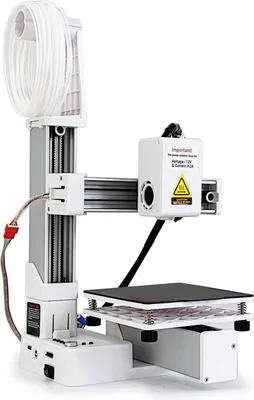 Zdjęcie produktu dla Drukarka 3D z podziałem częstotliwości Wysoka dokładność Szybkie nagrzewanie Kompaktowa drukarka 3D dla edukacji Wtyczka US Biały