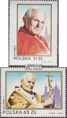 Produktbild von Briefmarken Polen 1983 Mi 2868-2869 (kompl.Ausg.) postfrisch Papst Johannes Paul II. in Polen