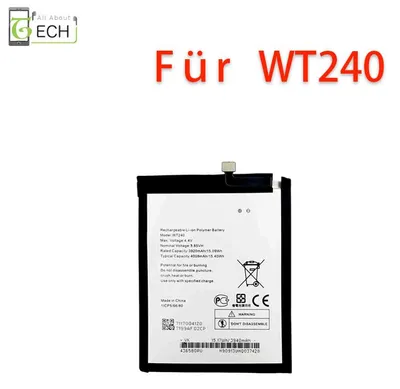 Produktbild von Ersatz Akku für Nokia 3.2 WT240 TA-1156 4000mAh Accu Batterie Battery