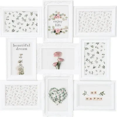Zdjęcie produktu dla Ramka na 9 zdjęć ROMANCE, zdjęcia - multirama 50x50x2CM