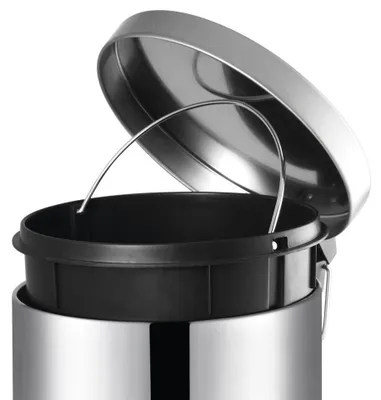 Produktbild von Aqualine SIMPLE LINE Abfallbehälter rund 20l, Edelstahl glanz