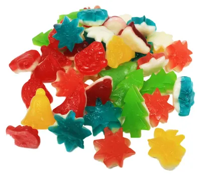Image de Ravazzi Gomme de fruits Christmas Mix avec et fond de sucre mousseux 1000g