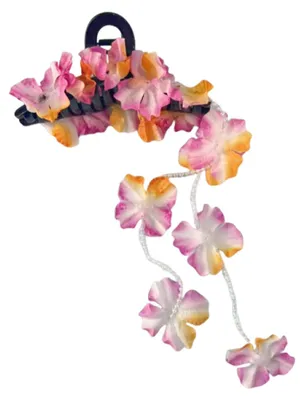 Produktbild von Haarspange mit künstlicher Blume für Damen, Haarclip für den Hinterkopf, Duschhaarspange, Haarstyling-Werkzeug, Haaraccessoire