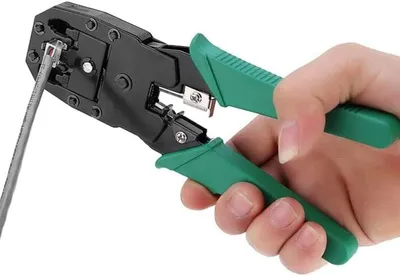 Productafbeelding van Krimptang voor Ethernet-netwerken en telefoonkabels - RJ11, RJ12, RJ45