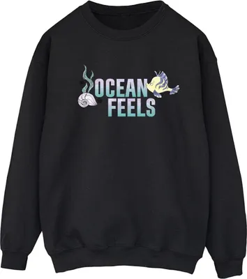 Produktbild von Disney - "The Little Mermaid" Sweatshirt für Damen BI23413 (S) (Schwarz)