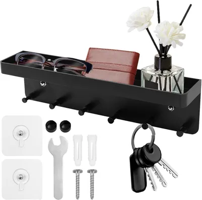 Produktbild von Schlüsselregal, 6 Haken, selbstklebend, für Flur