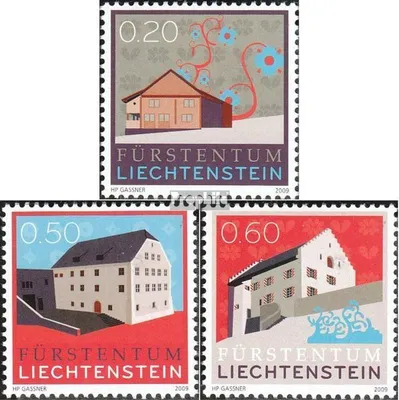 Produktbild von Briefmarken Liechtenstein 2009 Mi 1536-1538 (kompl.Ausg.) gestempelt Marke
