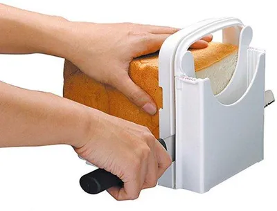 Immagine prodotto di Tagliabread regolabile, pieghevole, 5 spessori