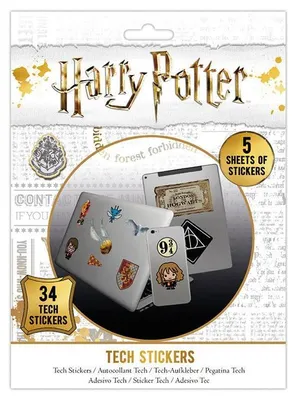 Obrázek produktu pro Vinylové samolepky Harryho Pottera na notebooky, láhve na vodu a další