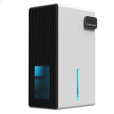 Productafbeelding van AG240 Luchtontvochtiger - Luchtreiniger - Dehumidifier - Grote watertank 2.5L capaciteit, 800ml/D ontvochtiging, 10-35m2 bereik -energiezuinig, verlichting 7 kleuren - Voor huis, kamer, badkamer & kelder