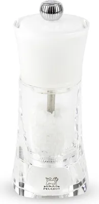 Produktbild von PEUGEOT Salzmühle MOLÈNE 14cm Weiß Acryl-ABS Stahlmahlwerk Gewürzmühle
