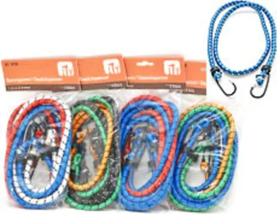 Produktbild von 3er Spanngummi, Gepäckspanner, 1m x  Ø 8 mm, Farbe zufällig