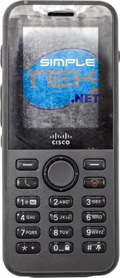 Obrázok produktu pre Cisco 8821, IP mobilný telefón, Čierna, 54 Mbit/s, 2.412, 2.472, 5.180, 5.240, 5.260, 5.320, 5.500, 5.700, 5.745, 5.825 GHz, Digitálny, 6,1 cm (2.4")