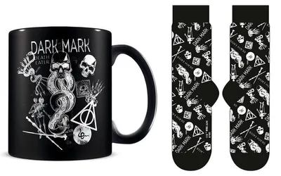 Image de Harry Potter Set Tasse et chaussettes Dark Art