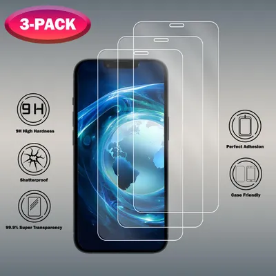 Obrázok produktu pre 3-balenie iPhone 11 Ochranné sklo na displej - Tvrdené sklo 9H - Super kvalita 3D