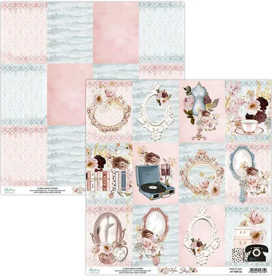 Produktbild von MINTAY 30x30cm doppelseitig Scrapbooking Craft Papier 240g, Her Story 06