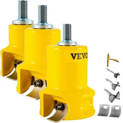Obrázek produktu pro Vrtací stroj VEVOR 25,4 mm, 38 mm a 50,8 mm, 6 řezacích nožů – vhodný pro trámové podlahy, trámové stropy, trámové stropy, trámové stoly atd.