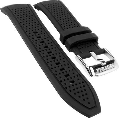 Produktbild von Festina Uhrenarmband | Kautschuk mit Lochmuster | schwarz für F20330/5