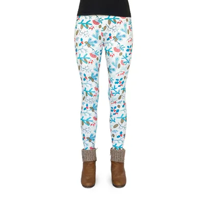 Produktbild von cosey- Christmas Line Leggings- X-Mas Print (Einheitsgröße) - Design Winterwald