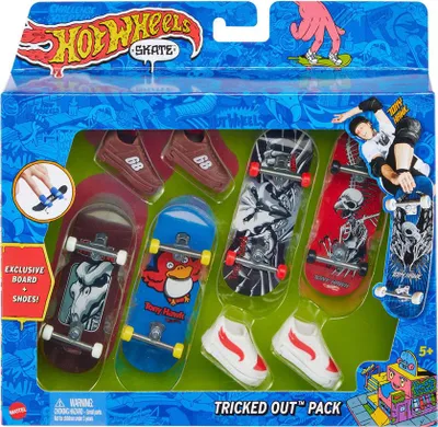 Produktbild von Hot Wheels Vingerskateboard Multipack, 6dlg.