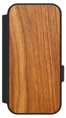 Produktbild von NIVOCASE Klapphülle für Google Pixel 10  Handyhülle aus Kunst Leder NIVOflip schwarz Holz Holzoptik Lärche