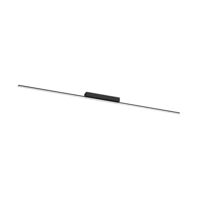 Zdjęcie produktu dla Kinkiet LED SLIM czarny 12W Ciepła biel 1465lm metal wym:4x120x4cm IP20 Brosline