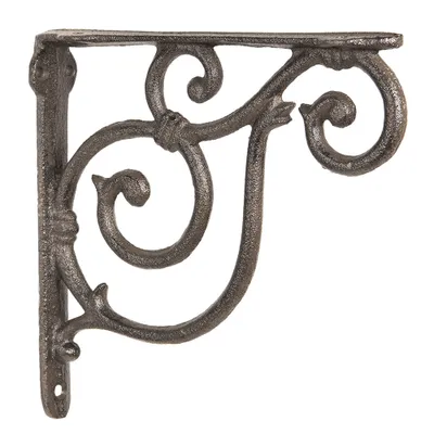 Image de Clayre & Eef Grille décorative 4x20x19 cm brun Fer