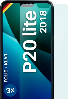 Produktbild von moex® 3x Schutzfolie kompatibel mit Huawei P20 Lite - Displayschutzfolie dünn Folie, Klar