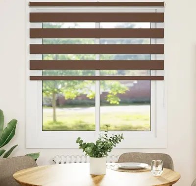 Immagine prodotto di Tenda a Rullo Zebra Larghezza Tessuto 115,9 cm Poliestere