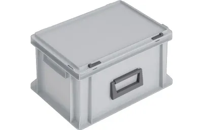 Obrázek produktu pro Kufr L400xŠ300xV233mm PP 1 rukojeť posuvný uzávěr šedý 20l