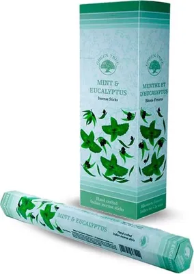 Productafbeelding van Green Tree wierook, munt en eucalyptus (20 stuks)