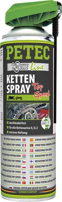 Produktbild von Petec Kettenspray Antrieb Fahrrad Motorrad Schmiermittel Fett Öl 500ml 70550