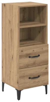 Produktbild von “2026 Modern“ Braun Sideboard Artisan-Eiche 34 x 34,5 x 90 cm Holzwerkstoff - Designermöbel 79380 - Kommoden