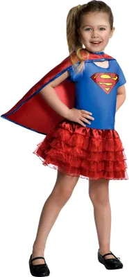 Produktbild von Supergirl Kinderkostüm Ballerina Fasching Karneval Kindergröße: 104