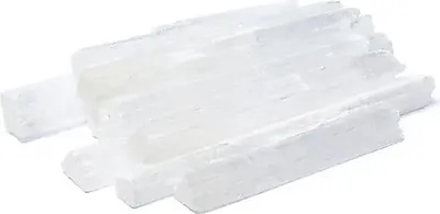 Produktbild von Selenit-Sticks – 2er-Set – ±500 g; ±12-15cm