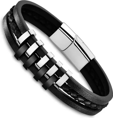 Produktbild von Lotus Style Urban Lederarmband schwarz dreireihig Armband LS1838-2/1