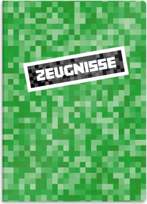 Produktbild von itenga Zeugnismappe Sichtbuch Motiv Pixel