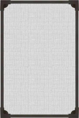 Produktbild von Famanu Insektenschutzgitter für Fenster - Magnetische Montage, Schwarz, 100 x 120 cm