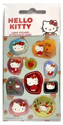 Produktbild von Hello Kitty Garden holografisches Aufkleberset