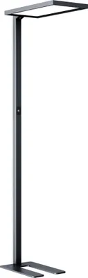 Produktbild von LED Stehleuchte Luka Schwarz Up & Down 2 x 40W 8400lm Neutralweiß 4000K UGR<18 dimmbar + Bewegungssensor + Tageslichtsensor