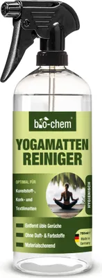 Produktbild von bio-chem Yogamatten-Reiniger - 750 ml - für Kunststoff- Kork und Textilmatten Sportmatten Bodenmatten