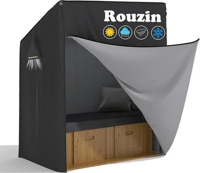 Produktbild von Strandkorb Schutzhülle XXL 120/135 CM - Winterfest, Wasserdicht, Reißfest