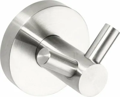 Image de Sapho X-STEEL - Crochet double, acier inoxydable brossé XS200