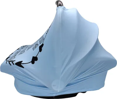 Immagine prodotto di Coperta per allattamento per neonato seggiolino auto carrozzina baldacchino - Blu
