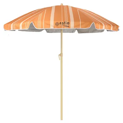 Produktbild von Estia Strandschirm Gartenschirm Sonnenschirm 2 m Strand Garten Camping UV Schutz
