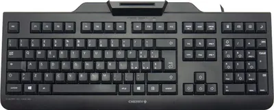 Zdjęcie produktu dla CHERRY KC 1000 SC, Pełnowymiarowy (100%), Przewodowa, USB, Czarny